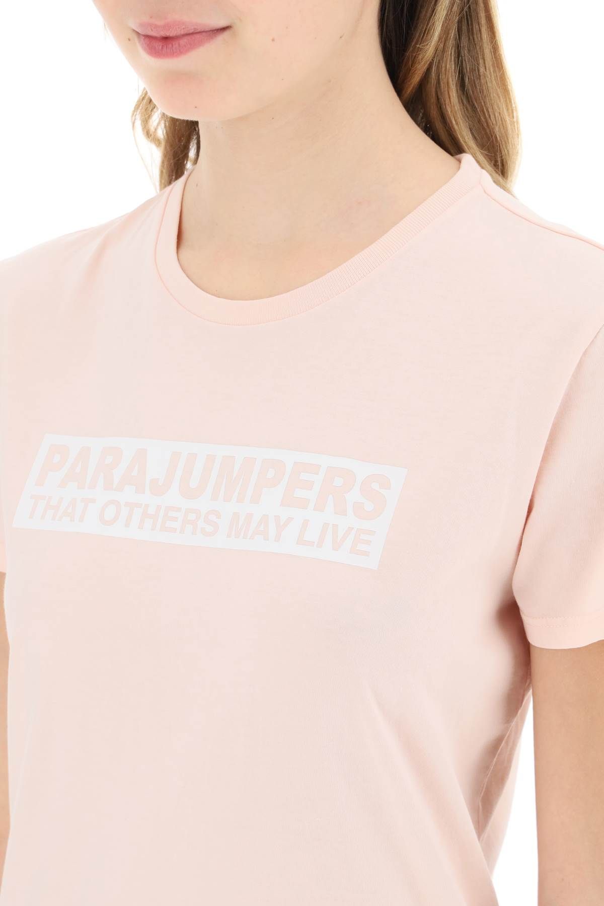 Shop Parajumpers 'box' Slim Fit Cotton T-shirt In Pink