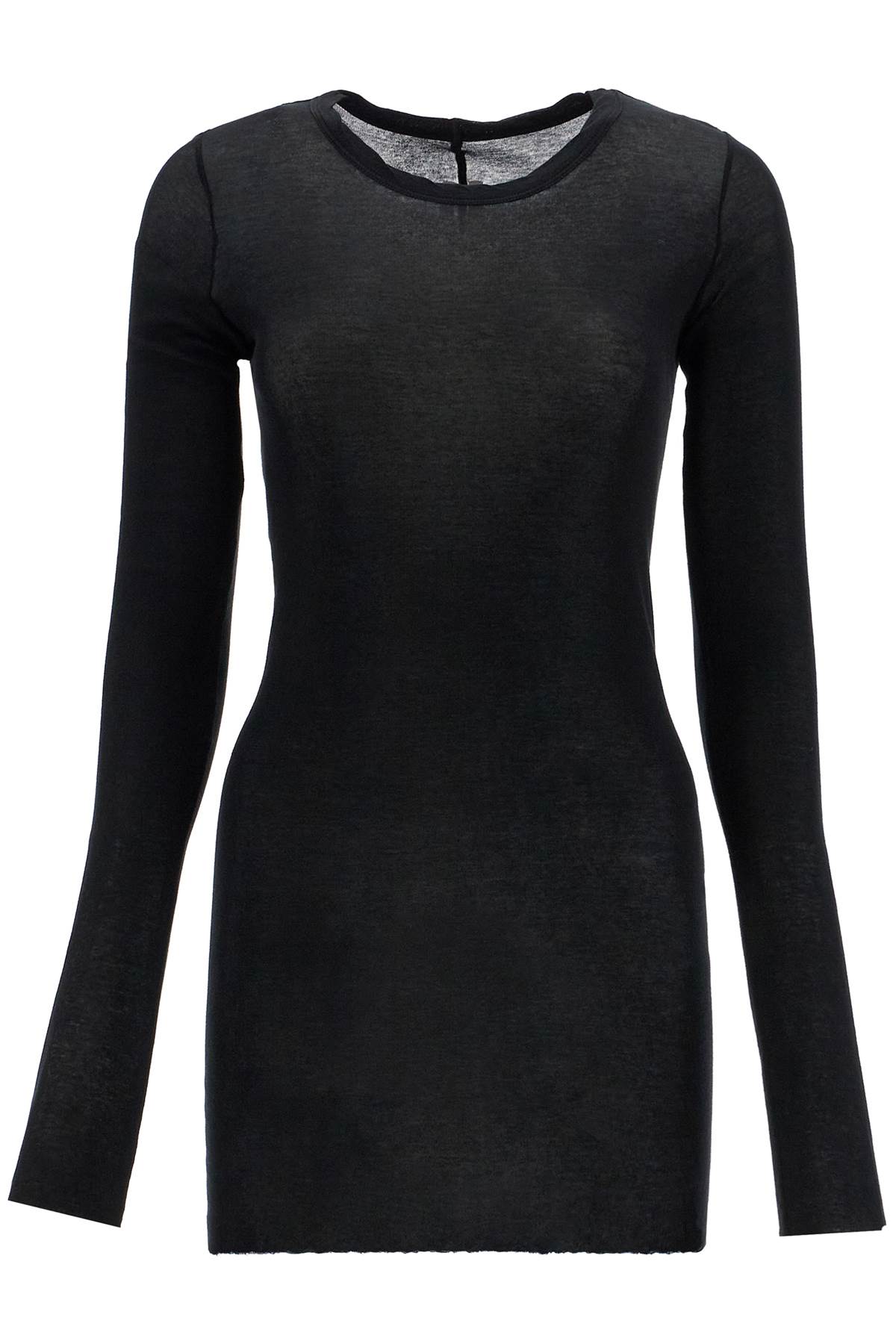 Shop Rick Owens Long-sleeved T-shirt In Black