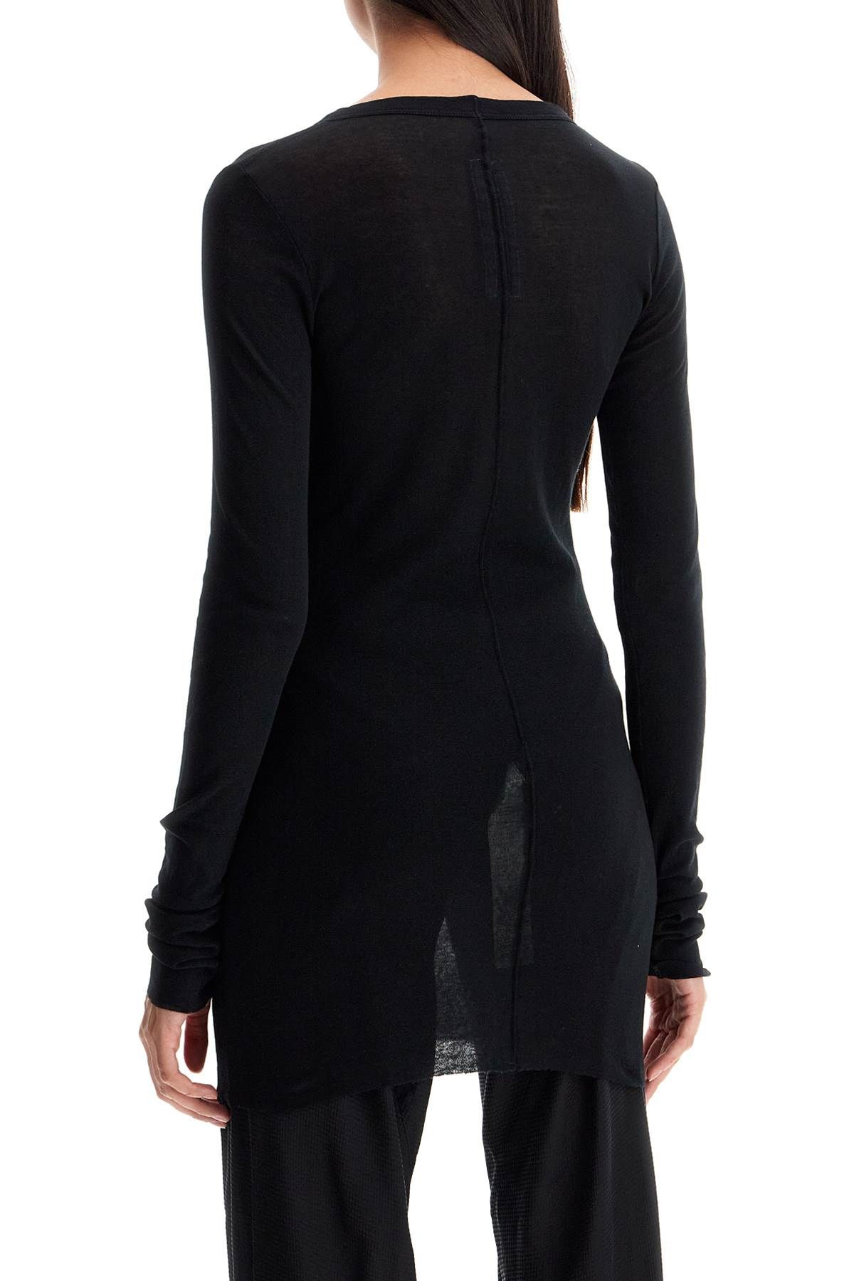 Shop Rick Owens Long-sleeved T-shirt In Black