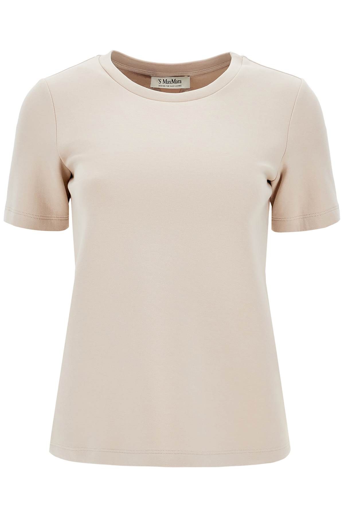 Shop 's Max Mara Scuba Jersey 'tubo' In Neutro