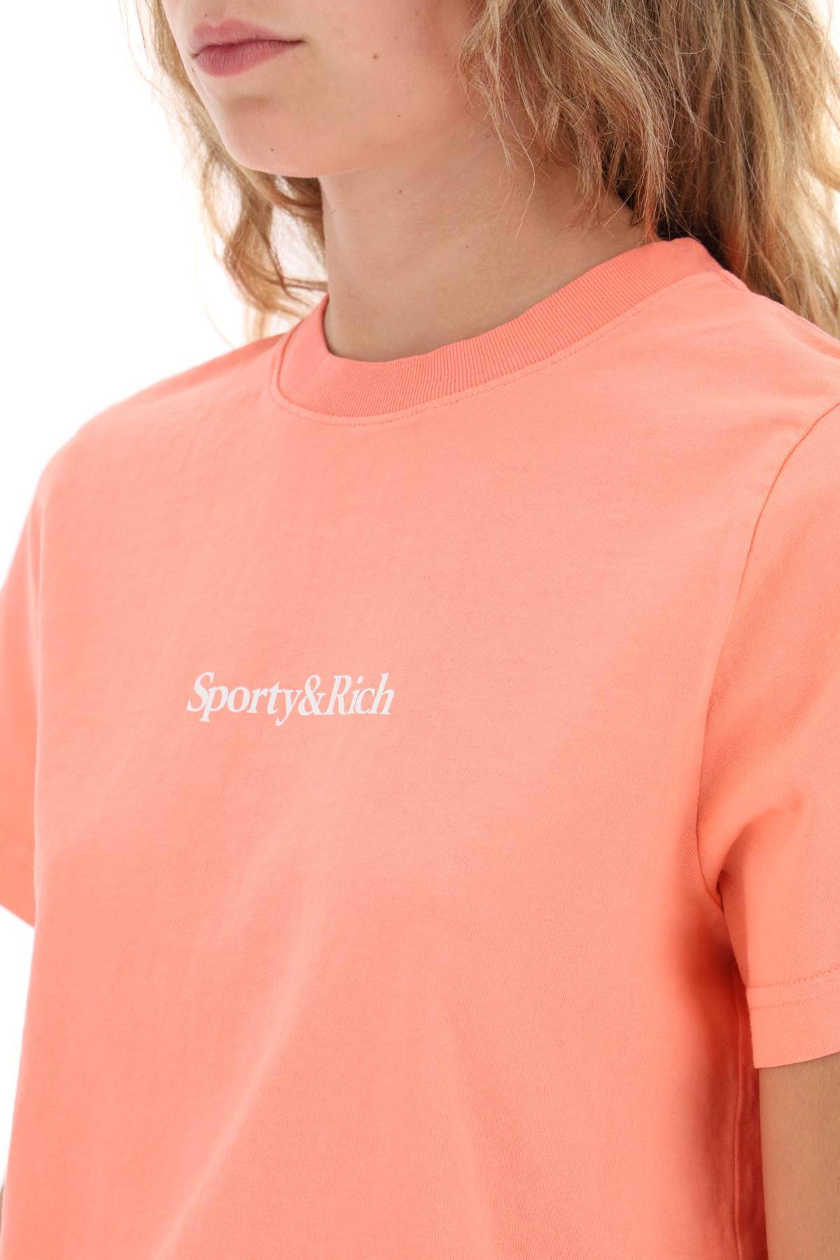 Shop Sporty And Rich 'drink More Water' T-shirt In Pink