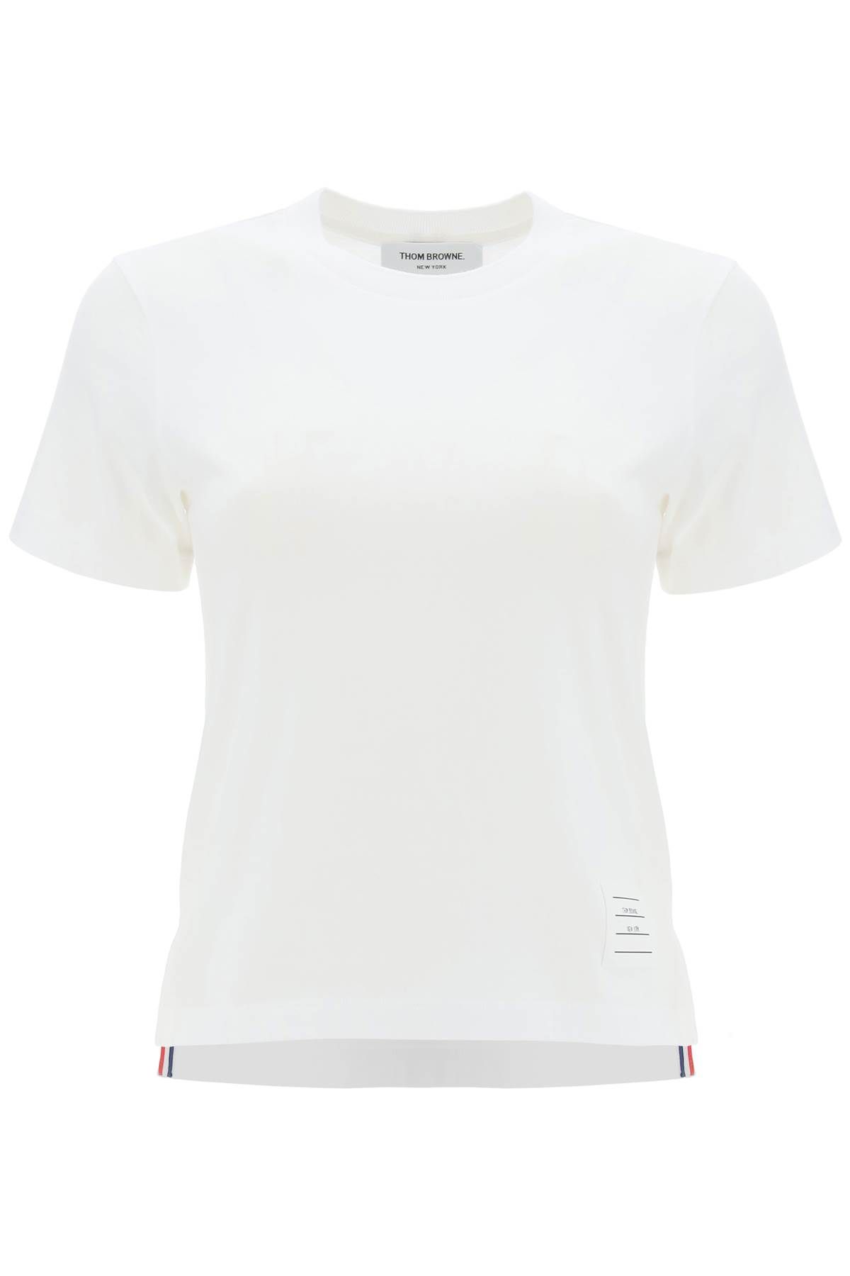 Thom Browne Lightweight T-shirt With Sl In White