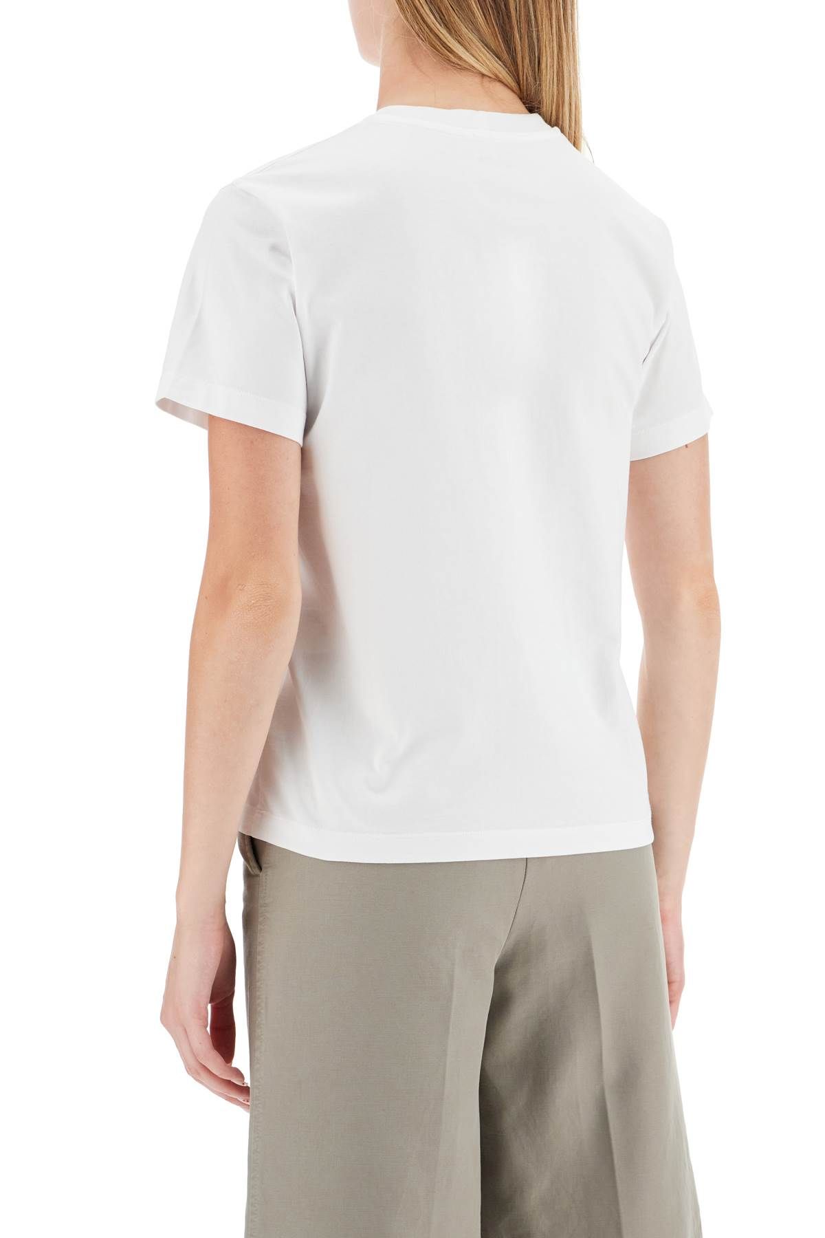 Shop Totême "classic Organic Cotton T-shirt" In White