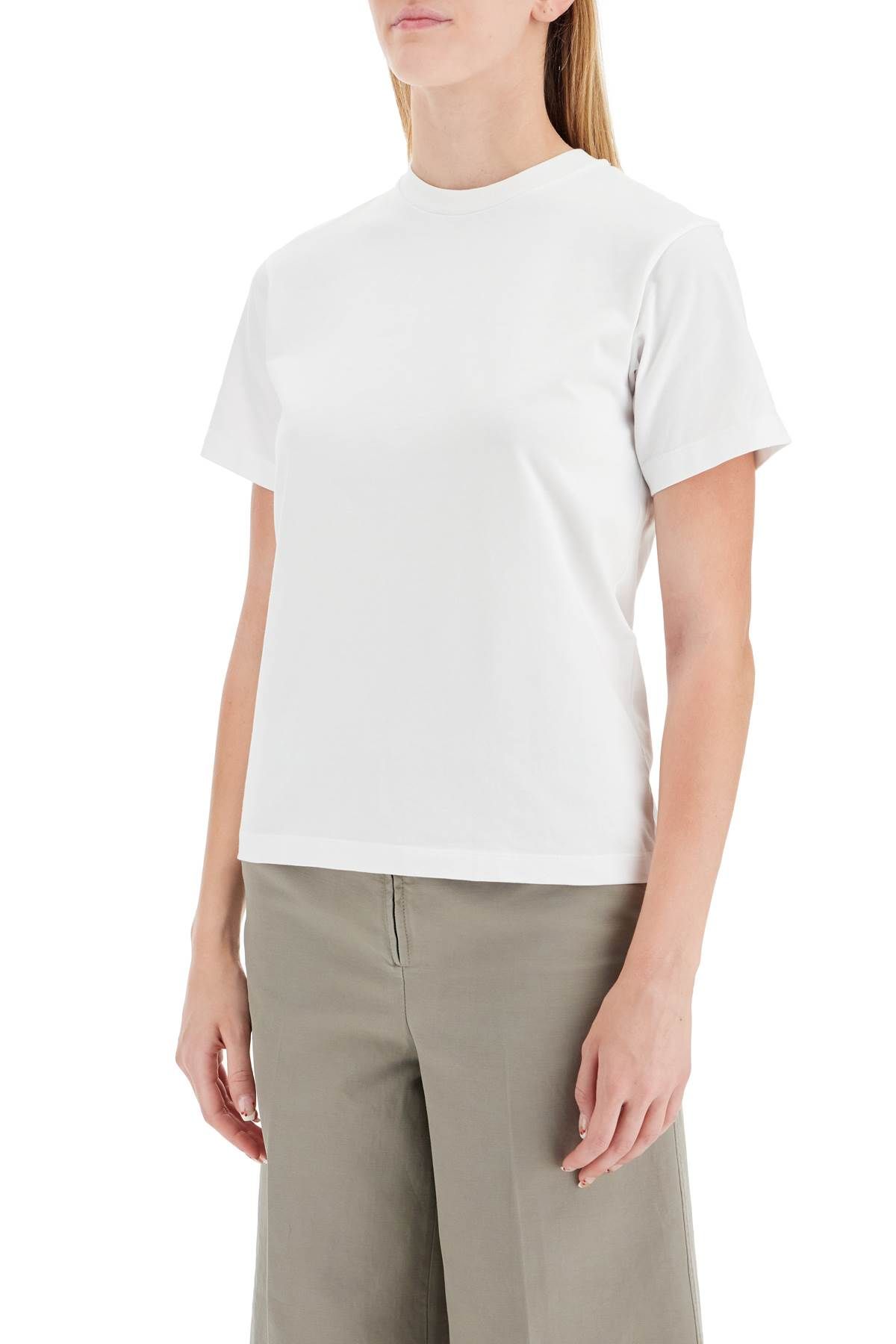 Shop Totême "classic Organic Cotton T-shirt" In White