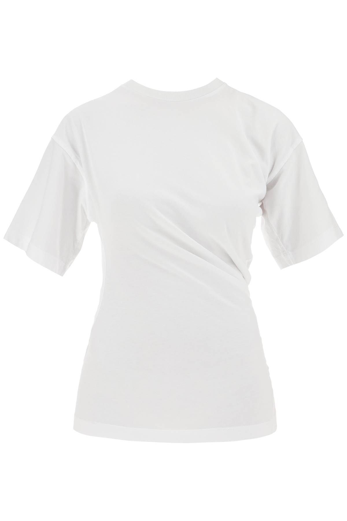 Shop Totême Organic Cotton Twisted Tee In White