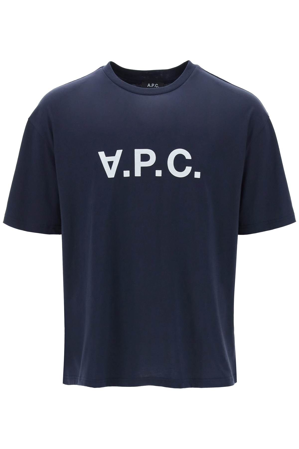 APC RIVER T-SHIRT WITH FLOCKED LOGO