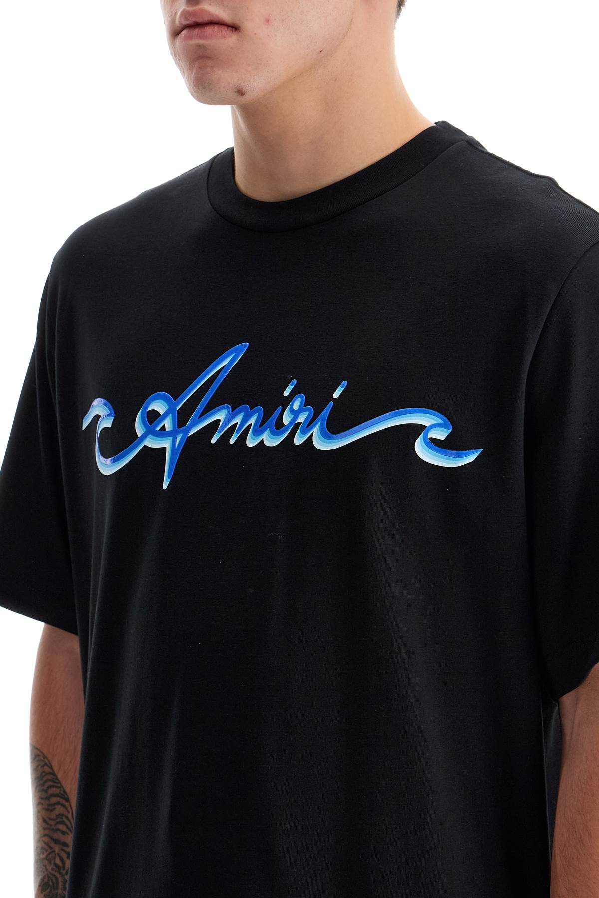 Shop Amiri T-shirt With Logo Print In Black