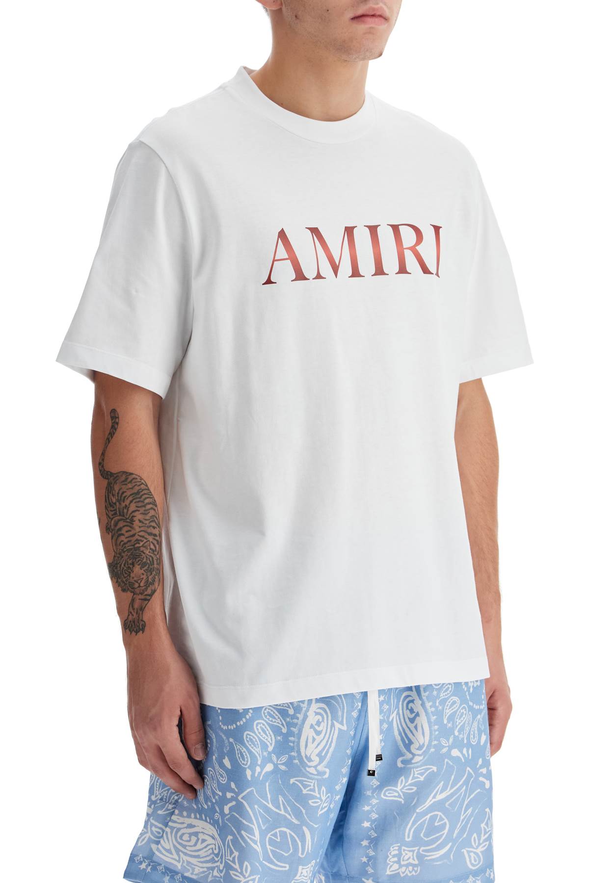 Shop Amiri Core Gradient T-shirt In White