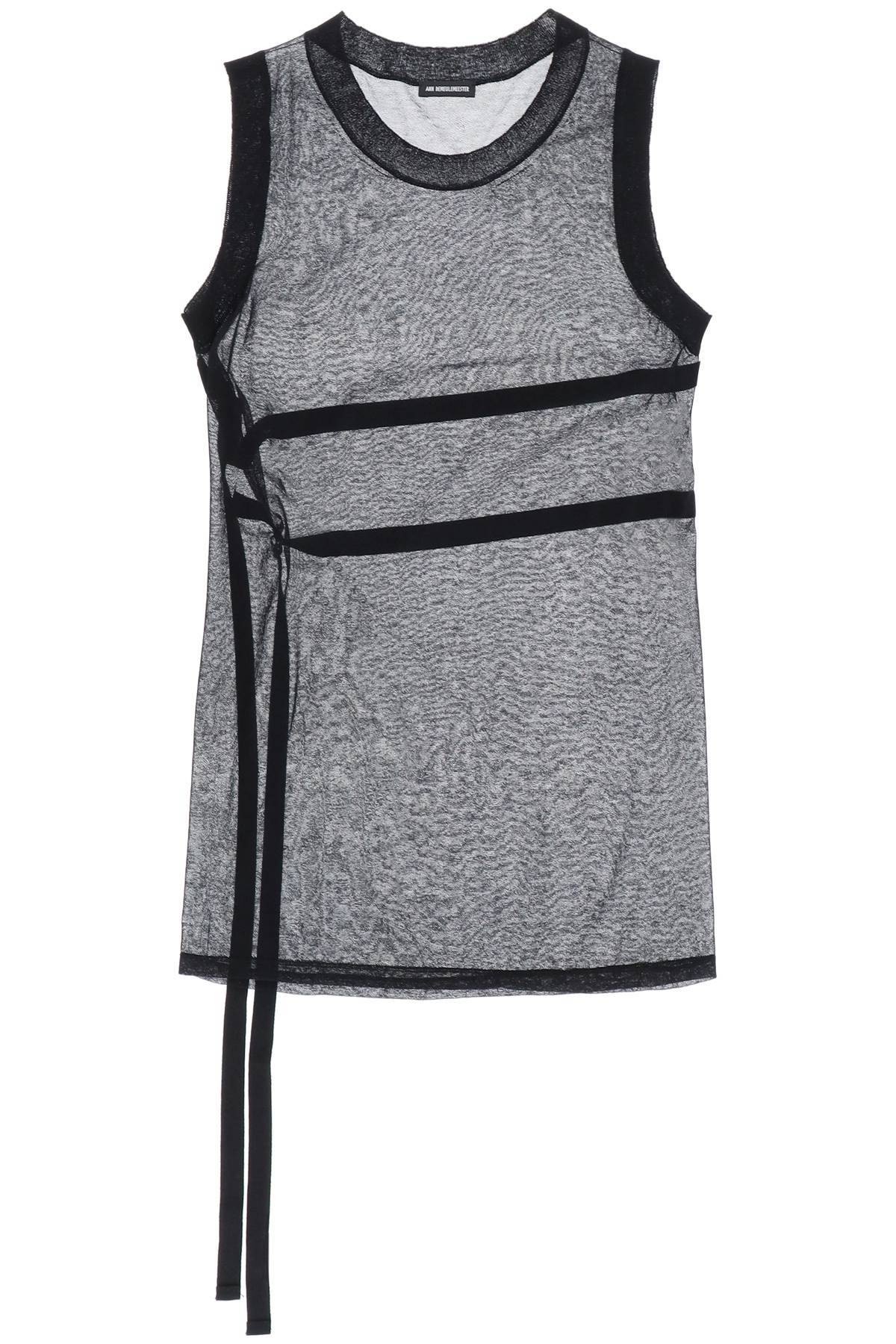 Ann Demeulemeester 'andries' Knitted Tank Top In Black