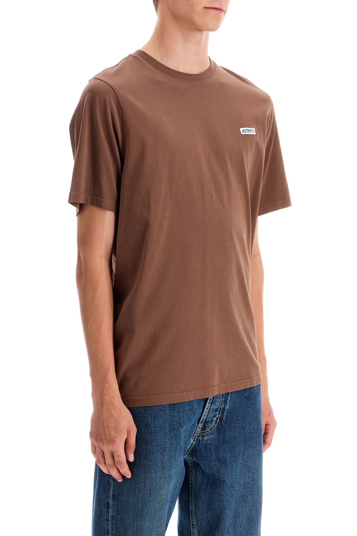 Shop Autry Relaxed Fit T-shirt In Brown