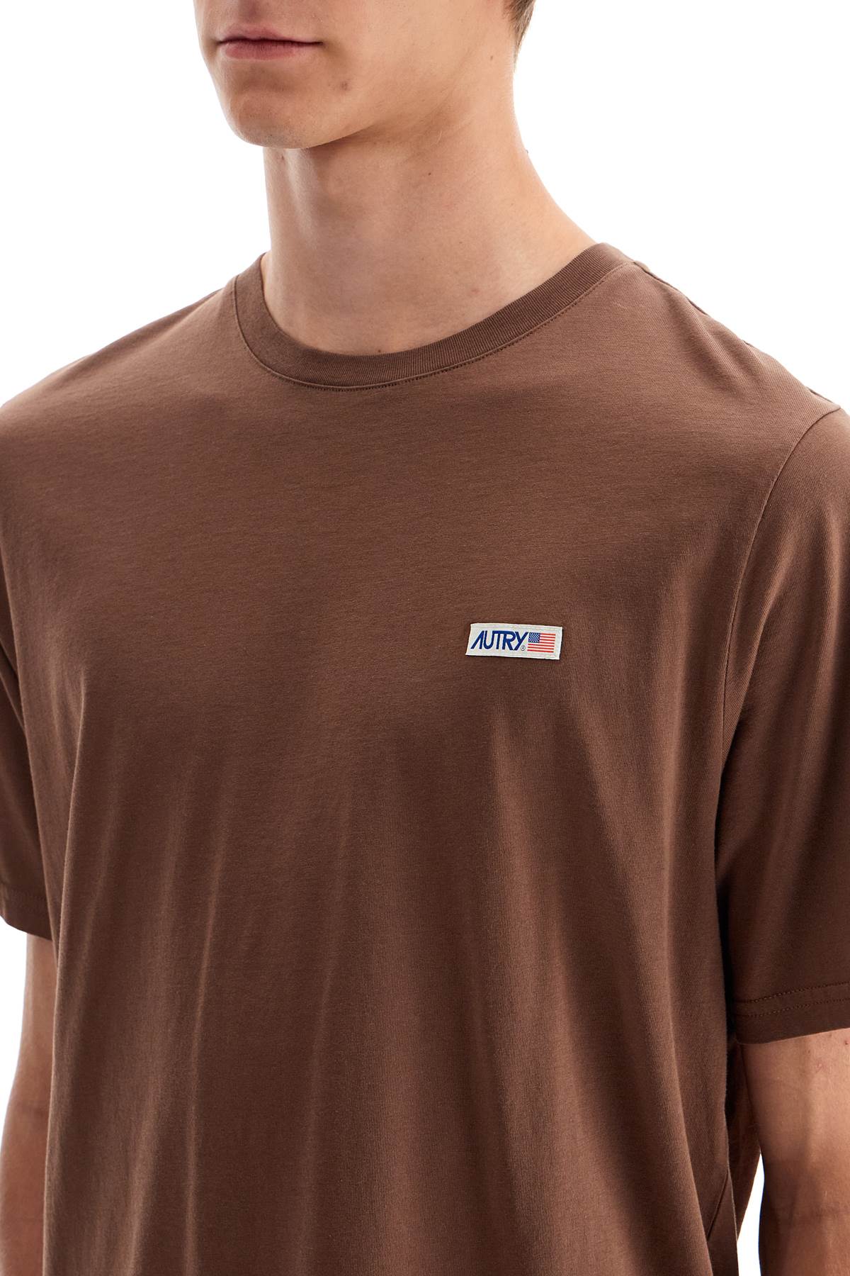 Shop Autry Relaxed Fit T-shirt In Brown