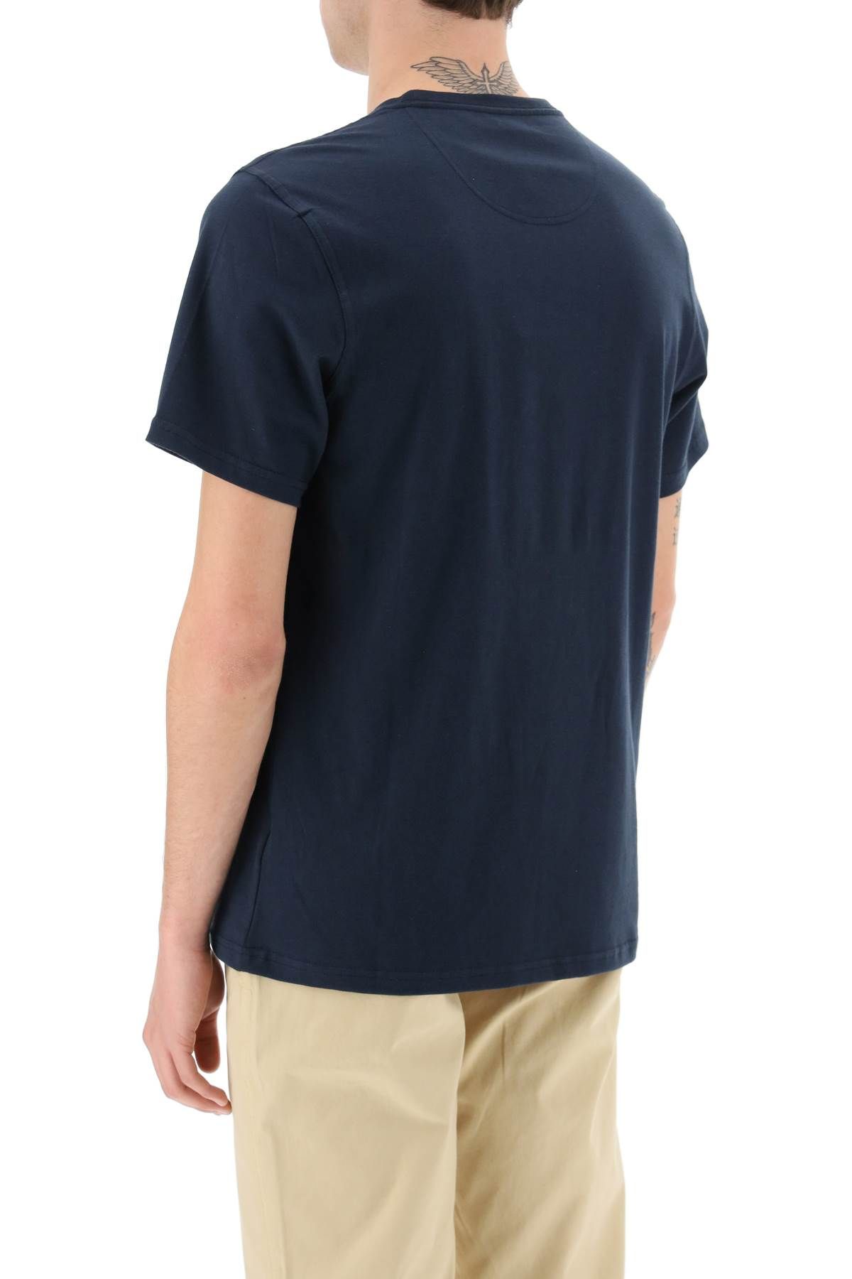 Shop Barbour Classic Chest Pocket T-shirt In Blue