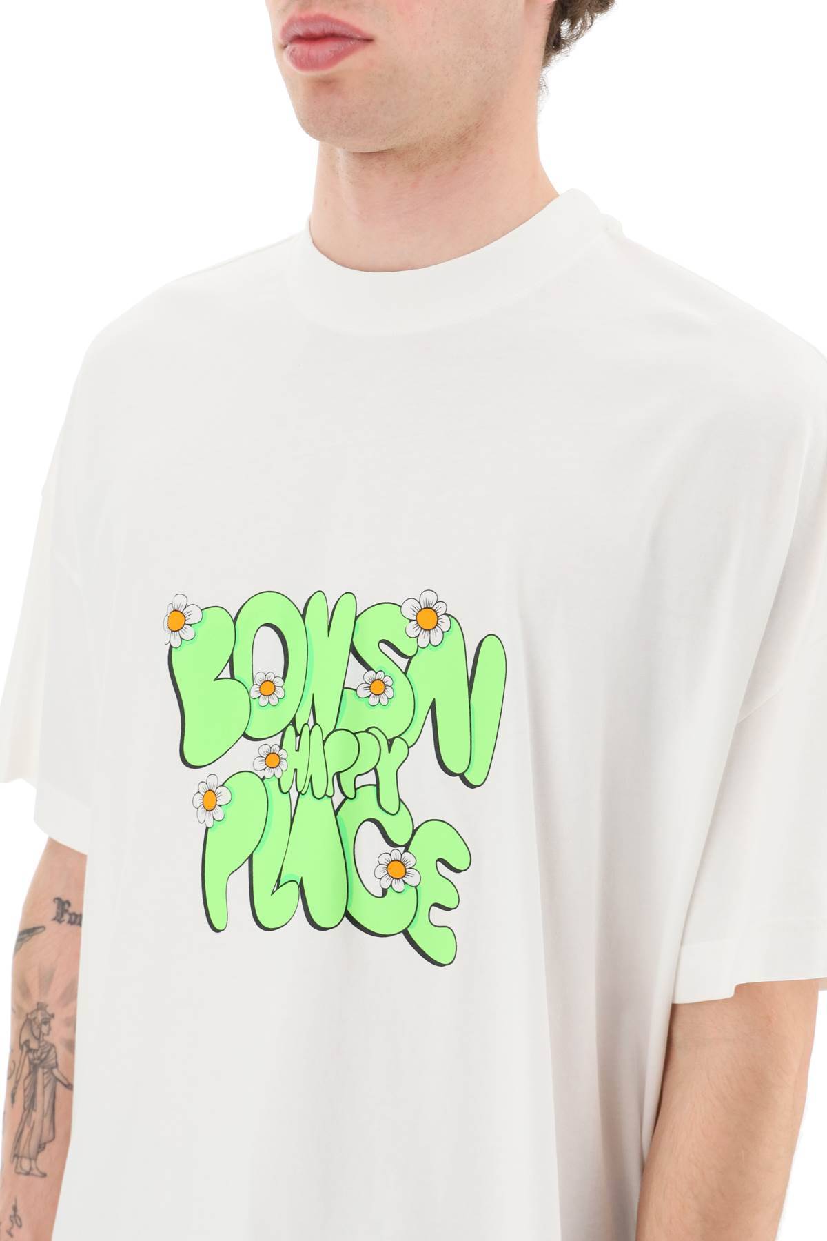 Shop Bonsai Printed Maxi T-shirt In White
