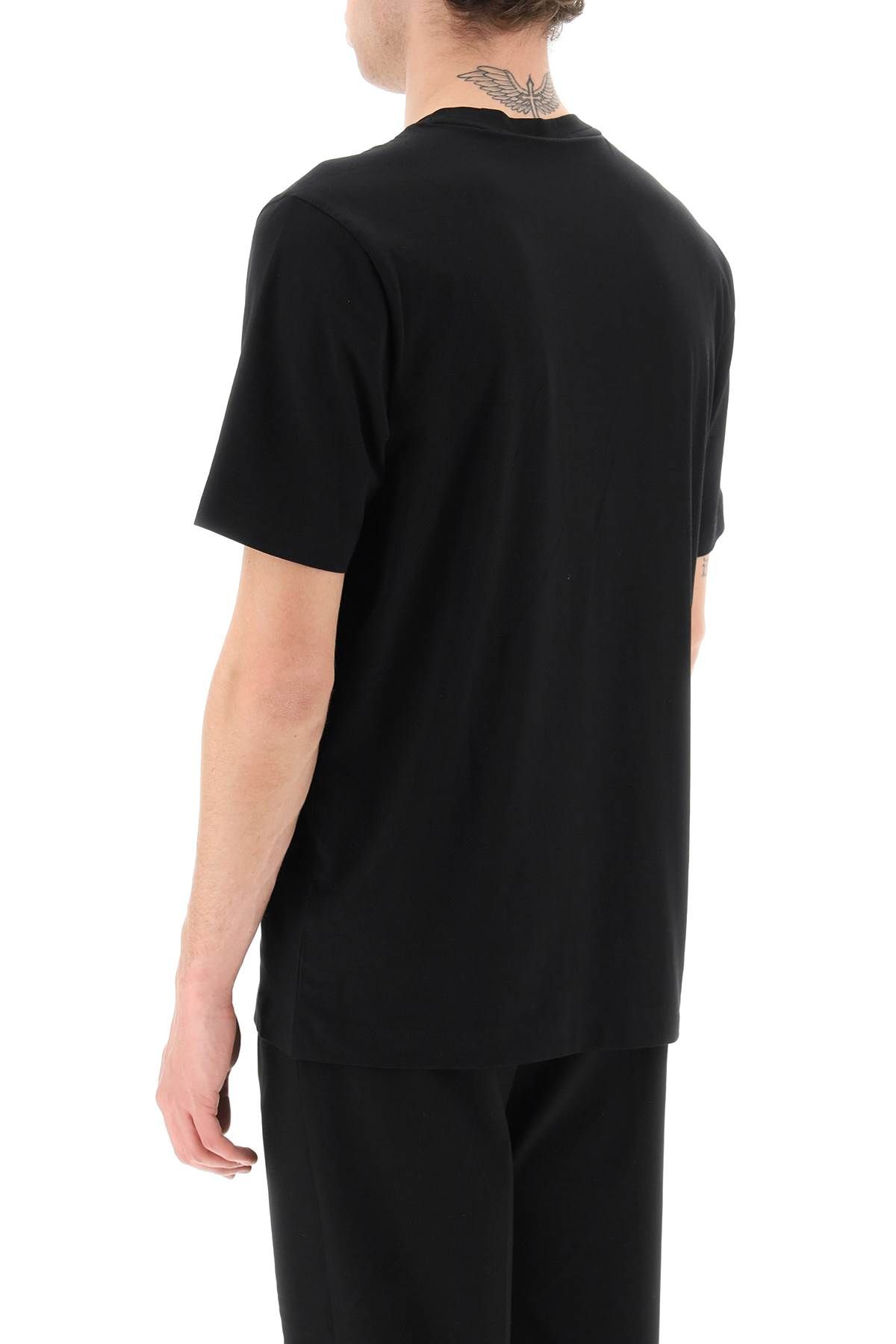 Shop Hugo Boss Tchup Relaxed Fit T-shirt In Black