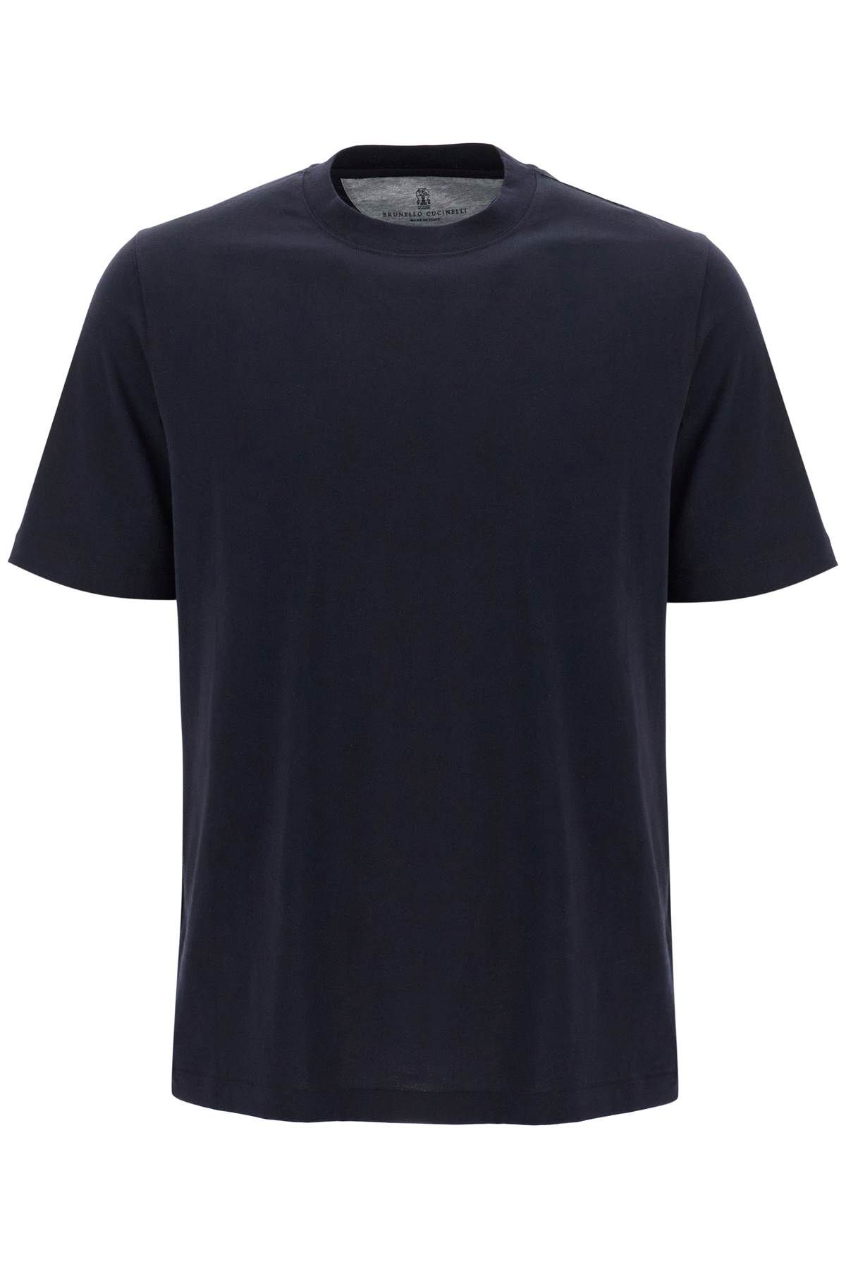 Shop Brunello Cucinelli Crewneck T-shirt In Blue