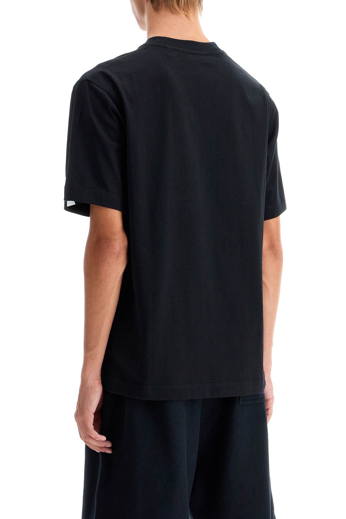 Shop Burberry 'ekd Printed T-shirt In Black