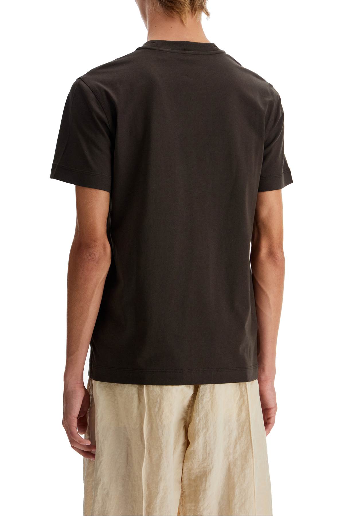 Shop Burberry 'ekd Printed T-shirt In Grey