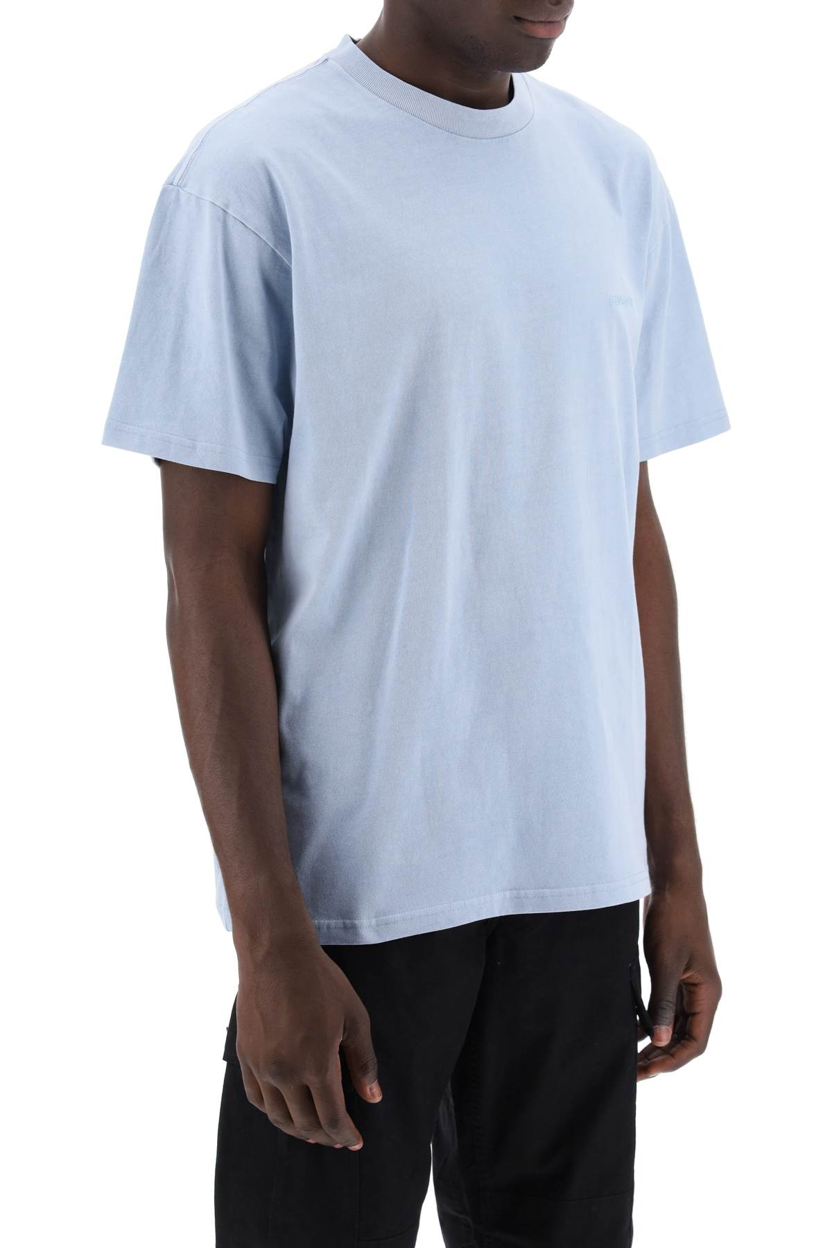 Shop Carhartt Short-sleeve Duster In Light Blue