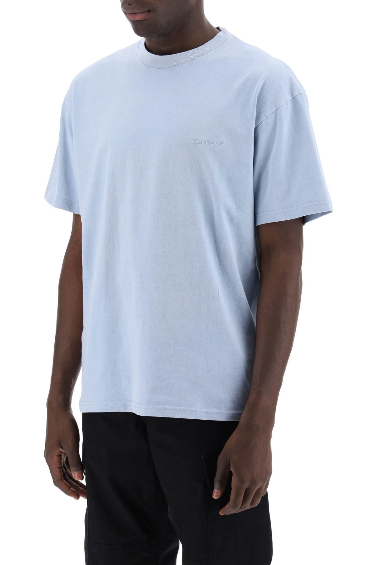 Shop Carhartt Short-sleeve Duster In Light Blue