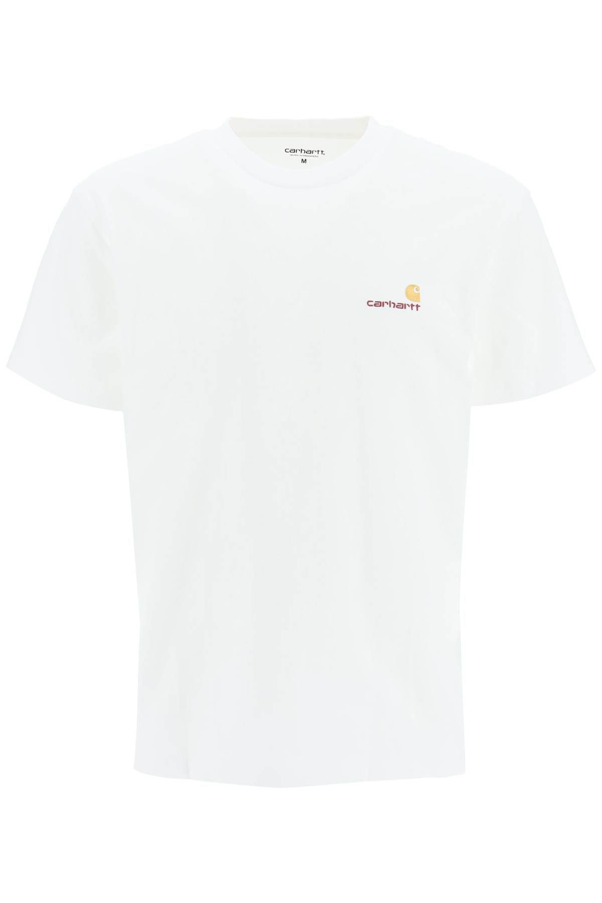 Shop Carhartt American Script T-shirt In White