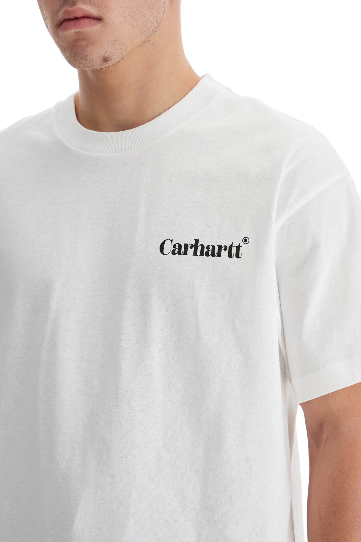 Shop Carhartt Duck Fold T-shirt In White