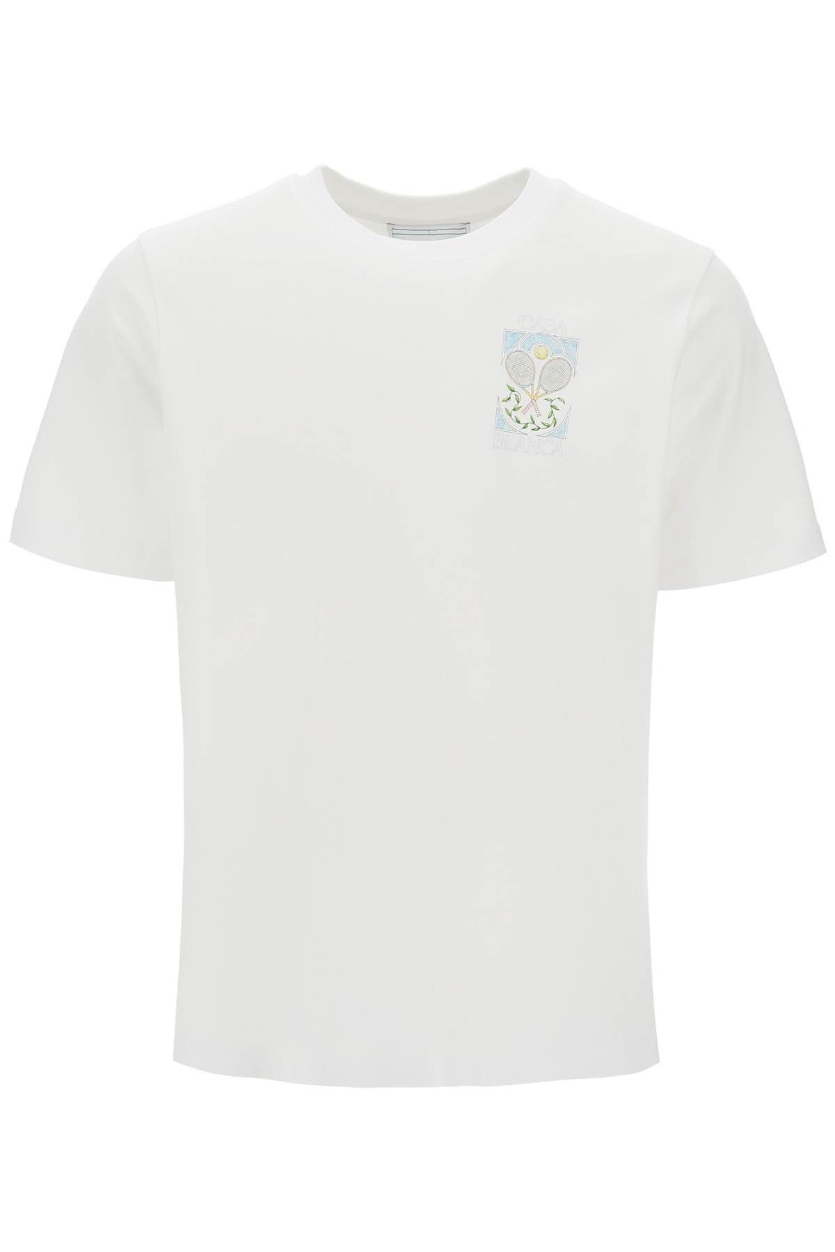 CASABLANCA PASTEL TENNIS T-SHIRT