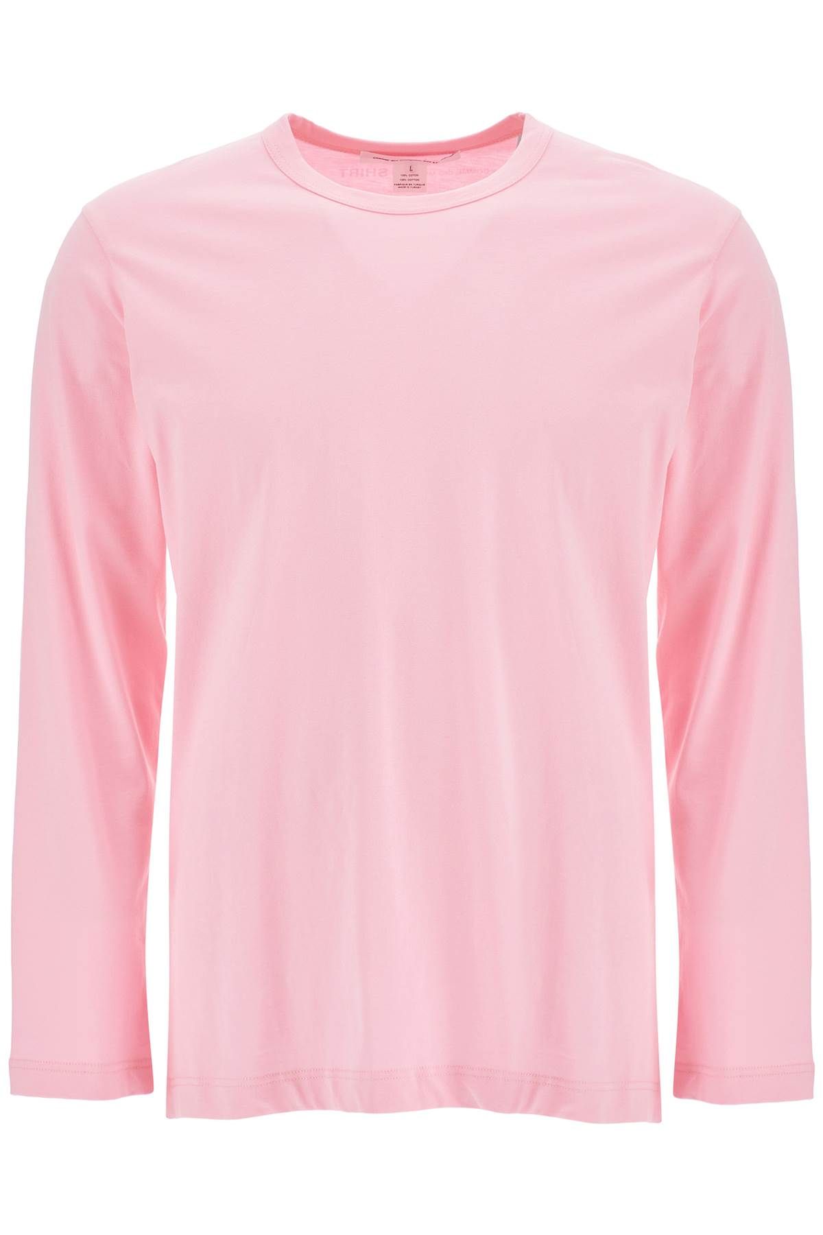 Shop Comme Des Garçons Shirt Long Sleeve T-shirt In Pink