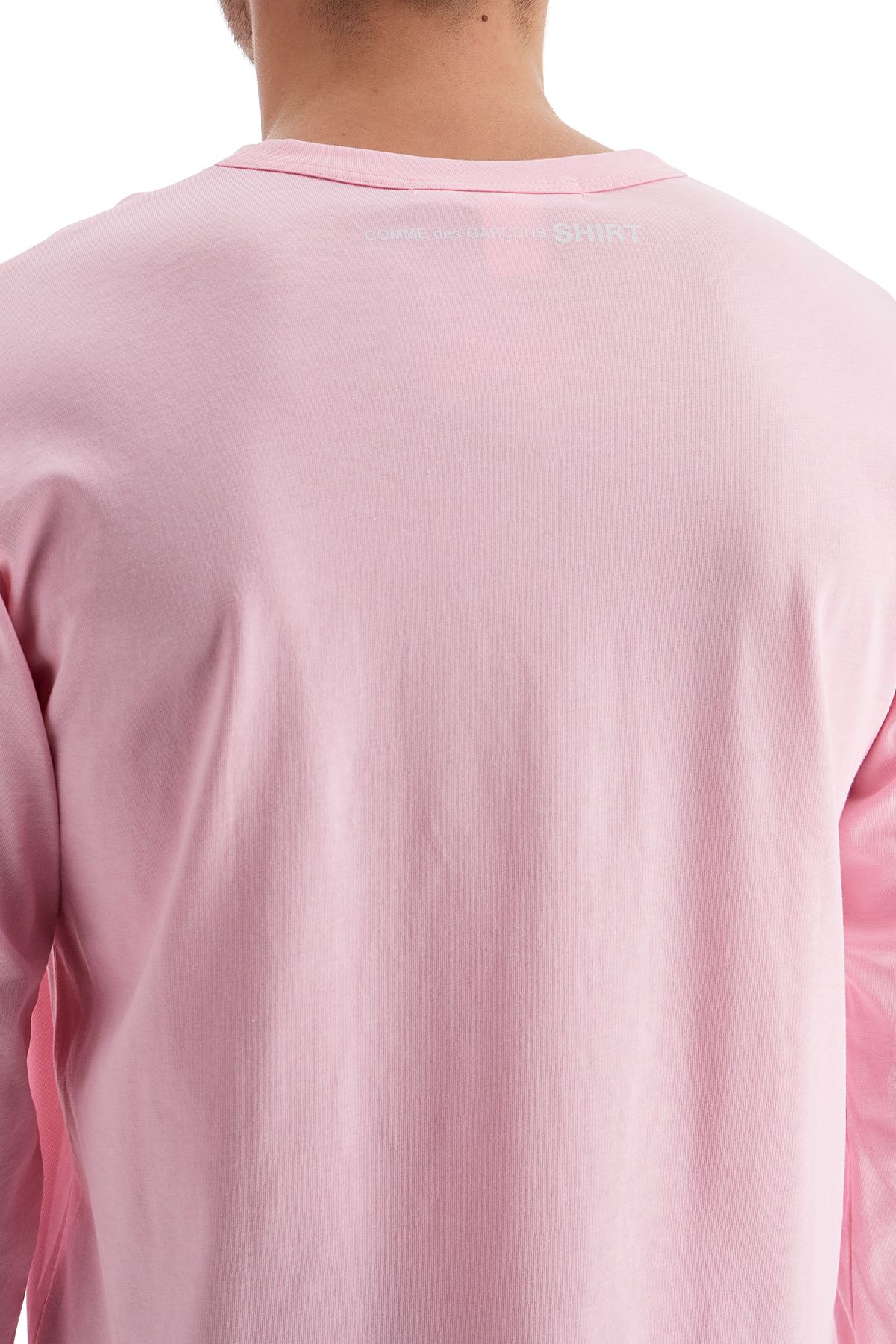 Shop Comme Des Garçons Shirt Long Sleeve T-shirt In Pink