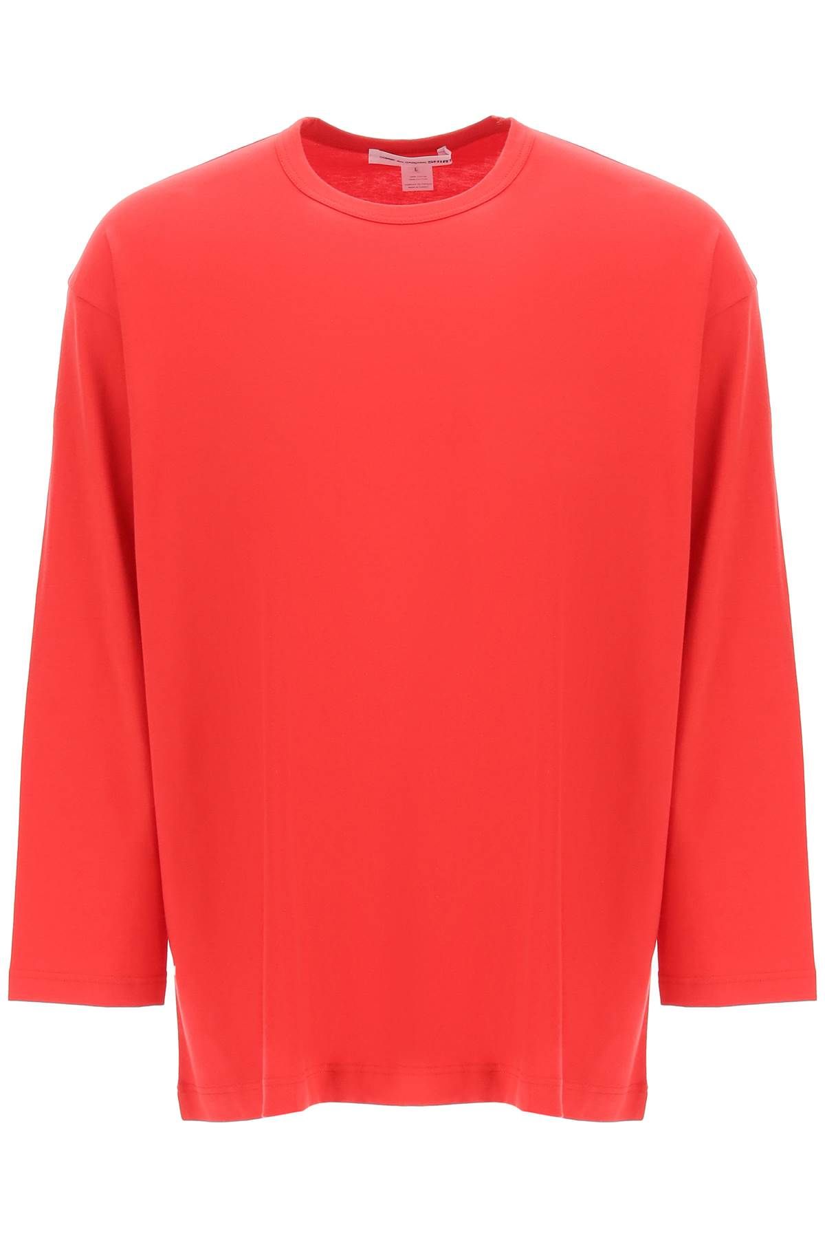 Shop Comme Des Garçons Shirt Long Sleeve T-shirt In Red