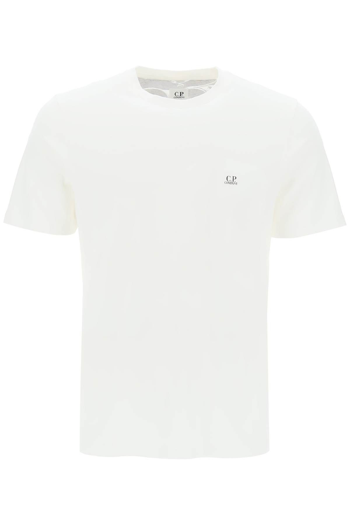 C.p. Company Goggle Print T-shirt In White
