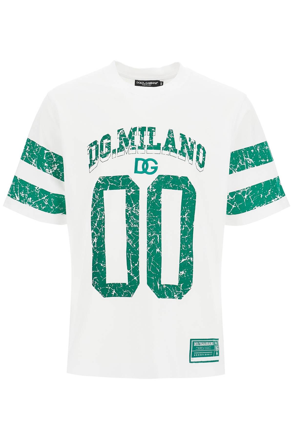 Shop Dolce & Gabbana Sporty Print T-shirt In White