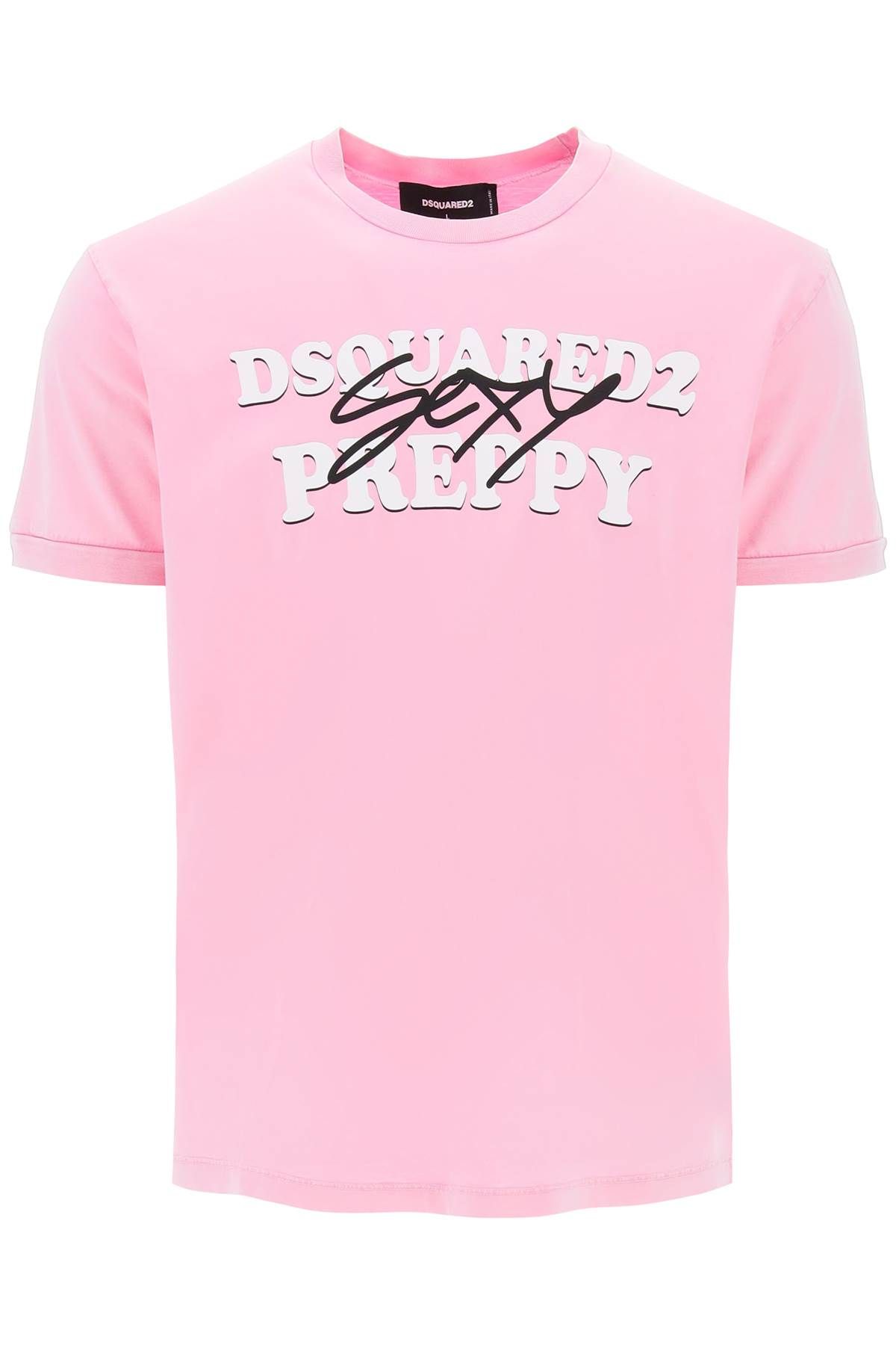 Shop Dsquared2 "sexy Preppy Muscle Fit T In Pink