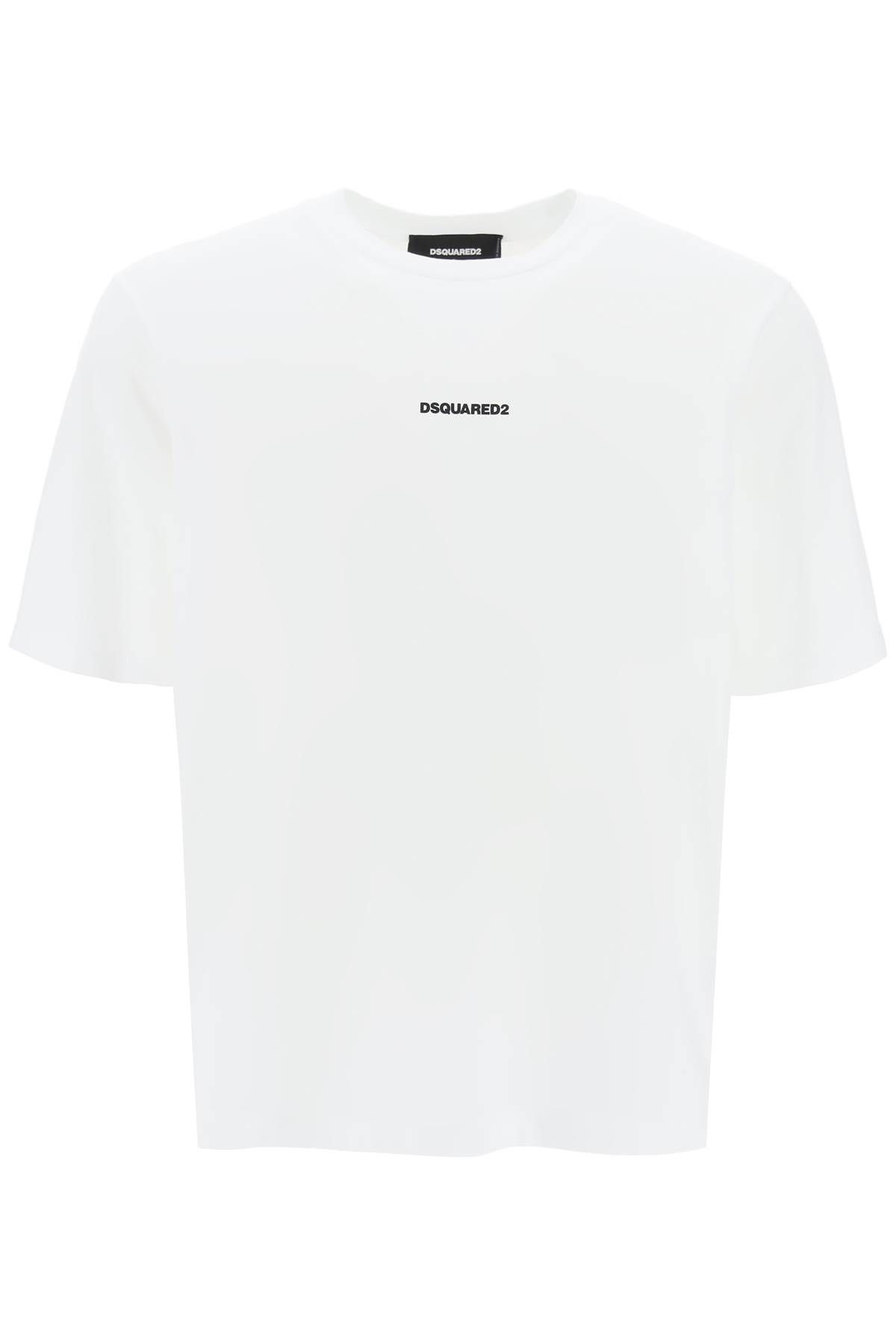 DSQUARED2 SLOUCH FIT T-SHIRT WITH LOGO PRINT