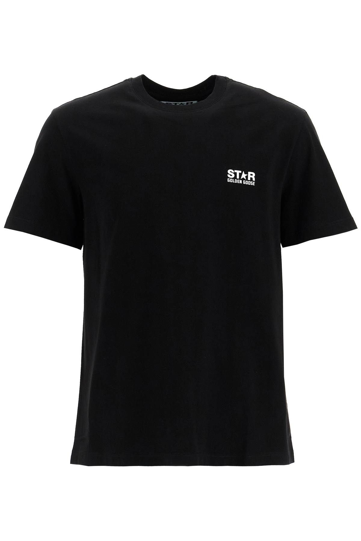 Shop Golden Goose Big Star Regular T-shirt In Black