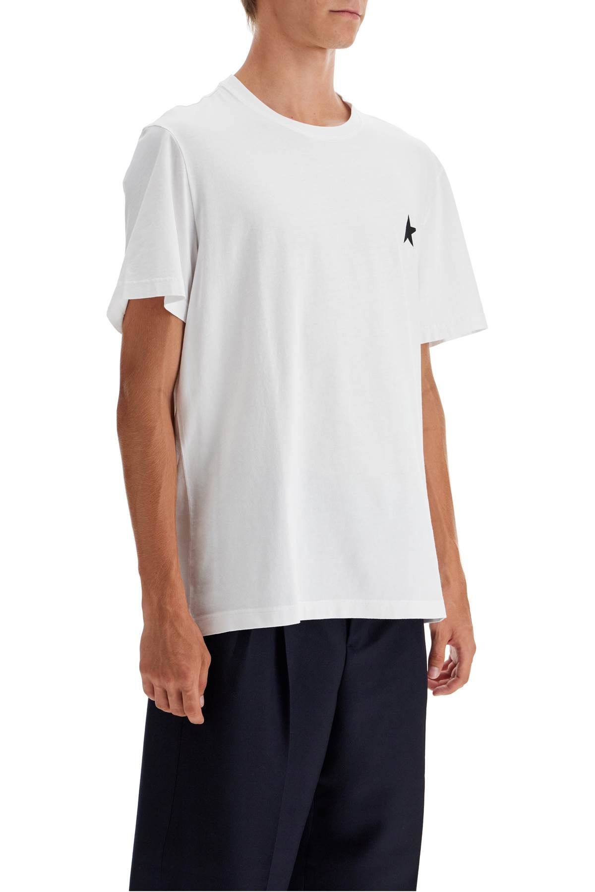 Shop Golden Goose Regular Fit T-shirt In White