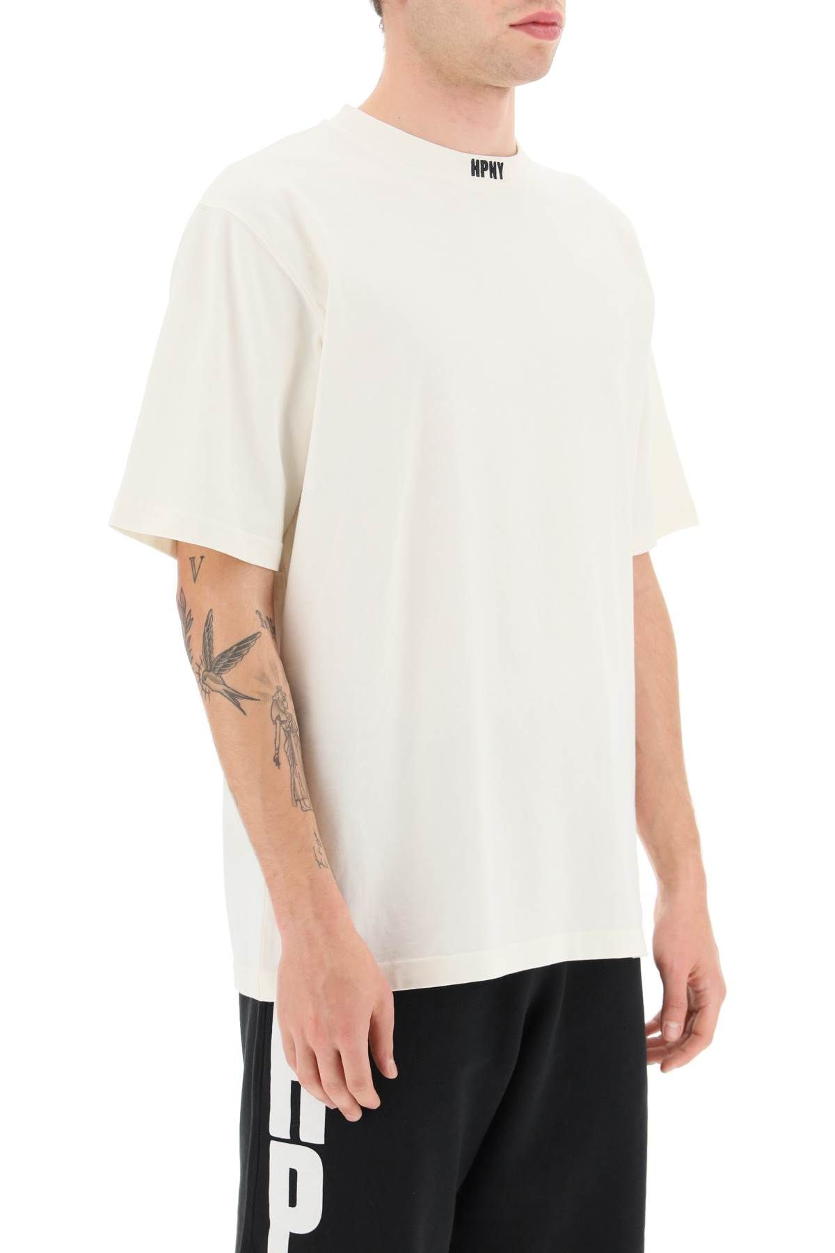 Shop Heron Preston Hpny Embroidered T-shirt In White