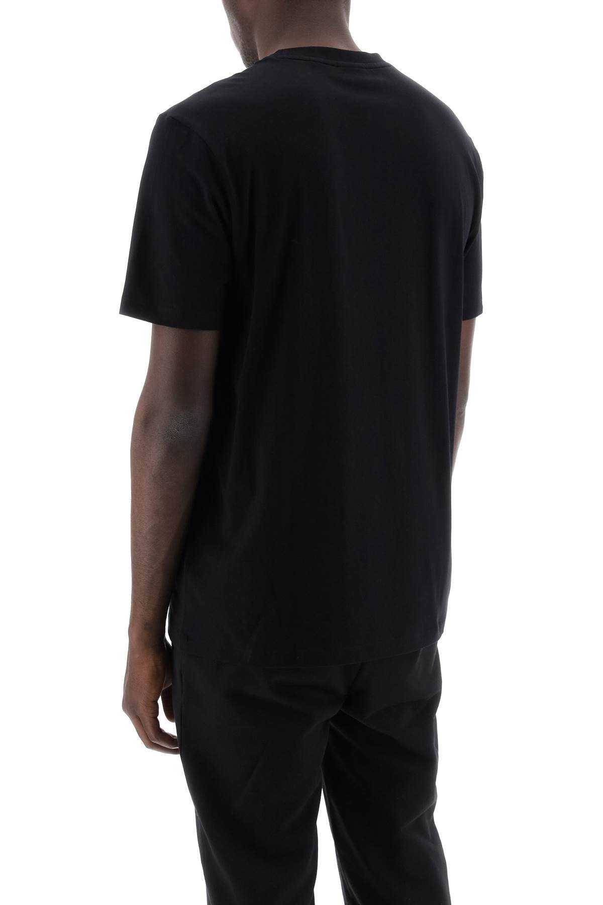 Shop Hugo Dulive T-shirt With Logo Box In Black