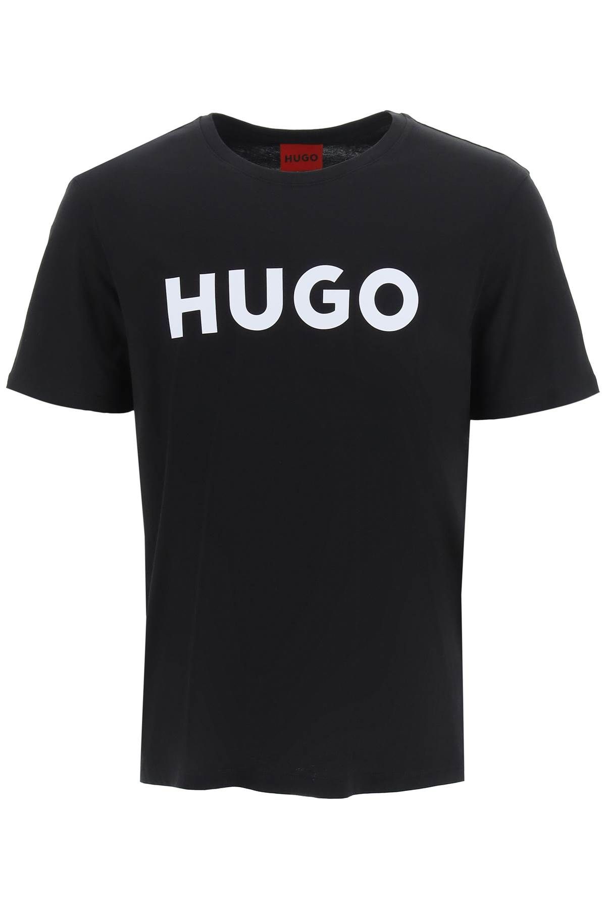 Shop Hugo Dulivio Logo T-shirt In Black