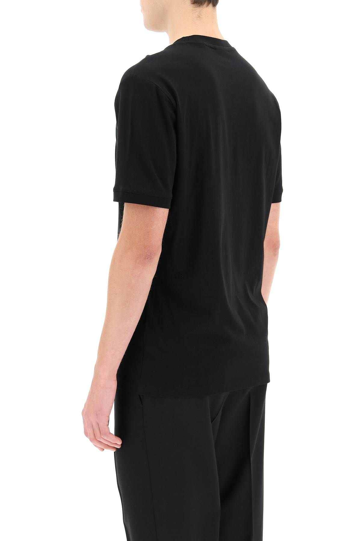 Shop Hugo Diragolino Logo T-shirt In Black