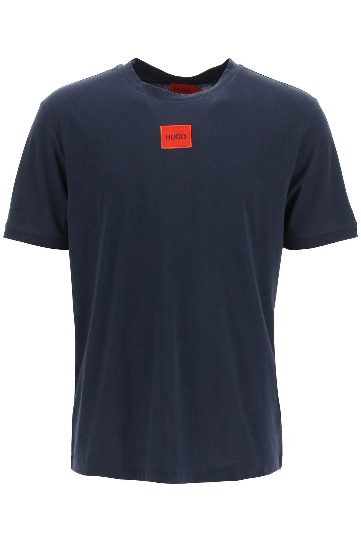 Shop Hugo Diragolino Logo T-shirt In Blue