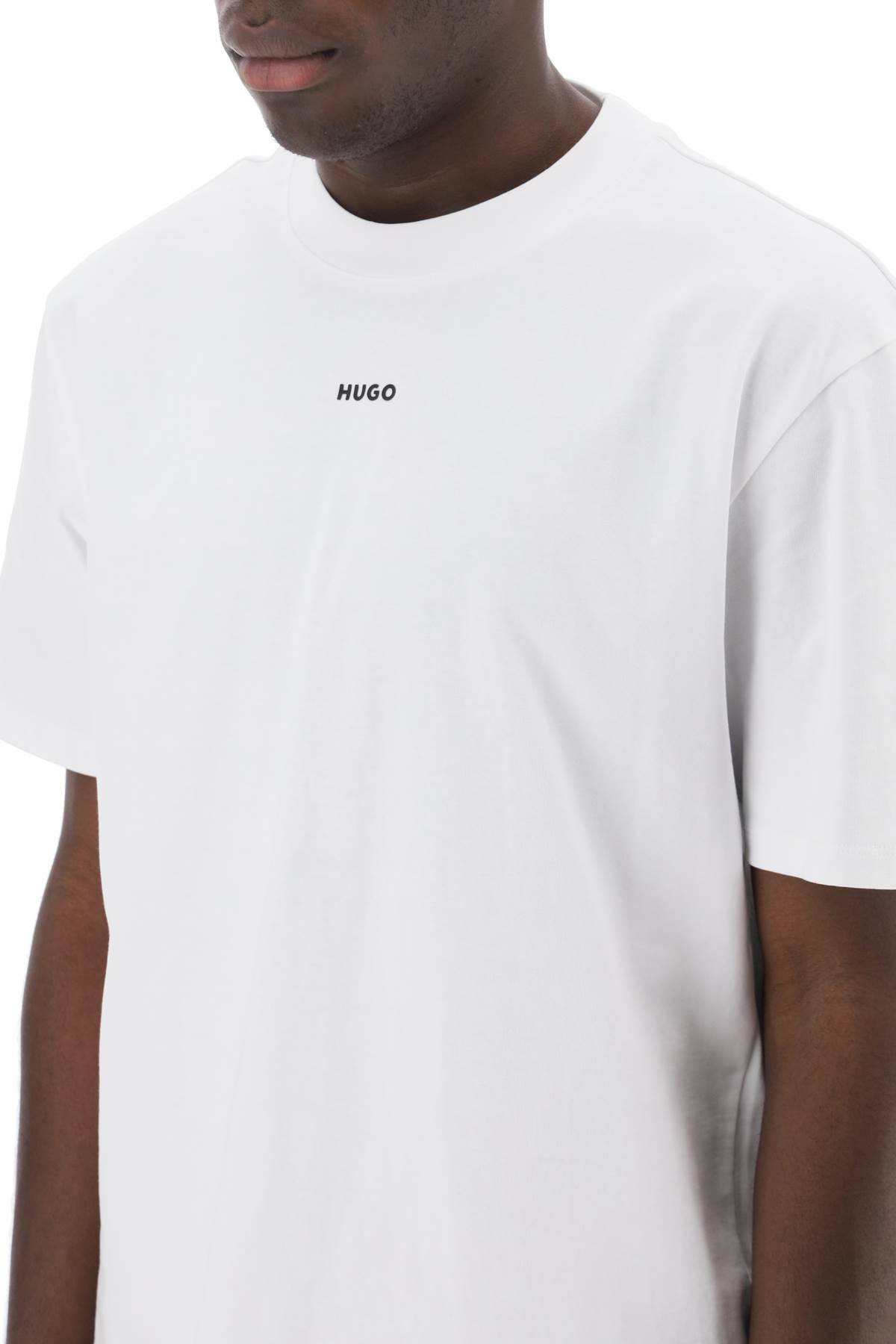 Shop Hugo Dapolino Crew-neck T-shirt In White