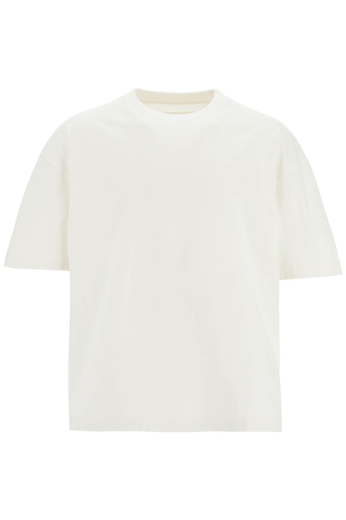 Shop Jil Sander Logo Print Boxy T-shirt In White