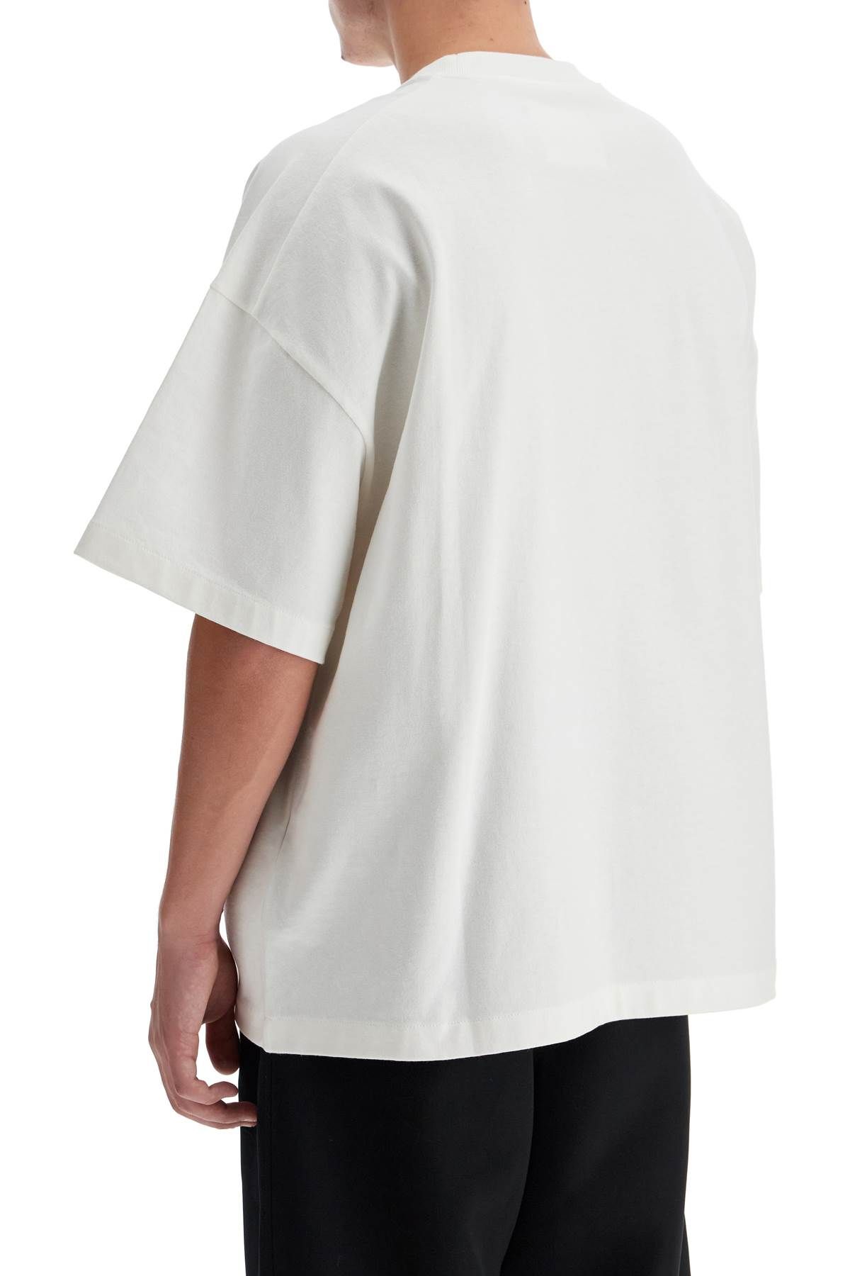 Shop Jil Sander Logo Print Boxy T-shirt In White