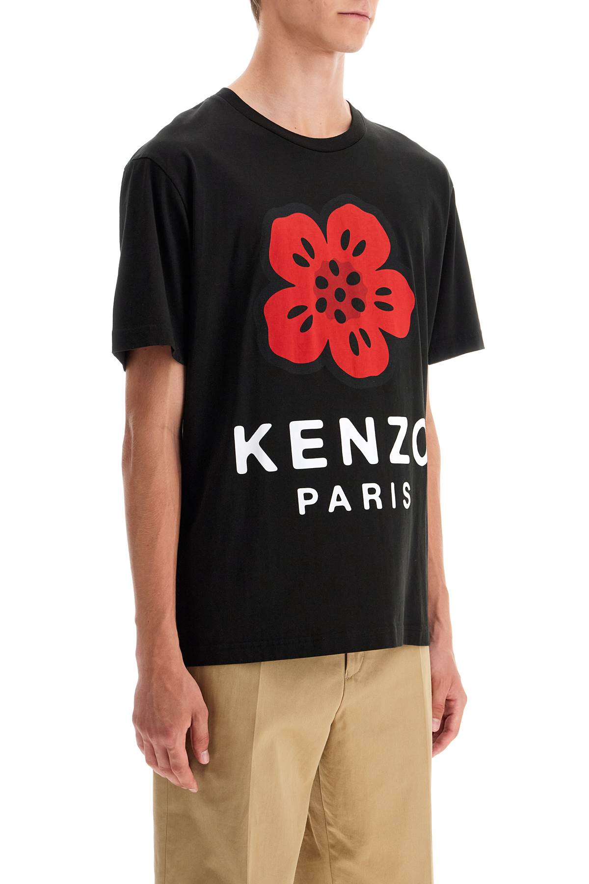 Shop Kenzo "boke Flower Printed T-shirt In Black