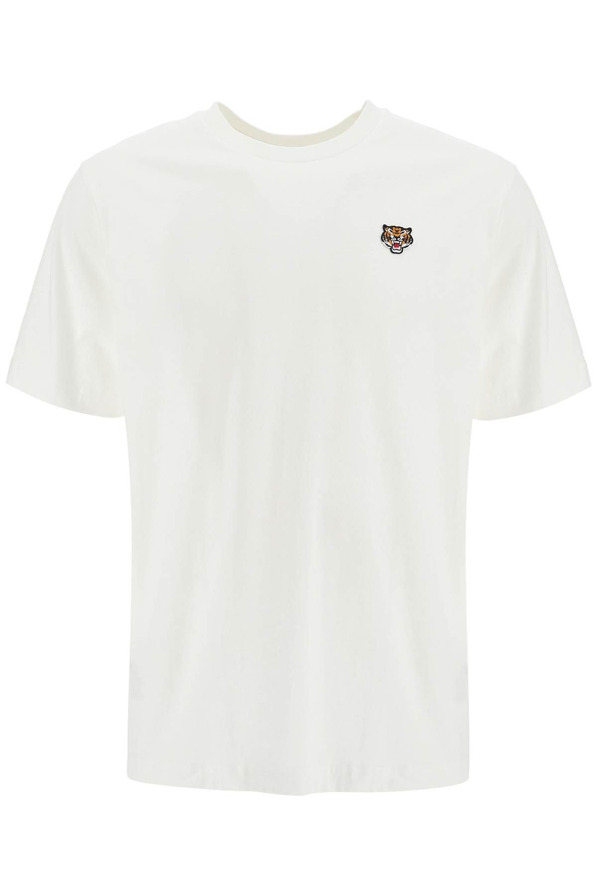 Shop Kenzo Lucky Tiger T-shirt In White