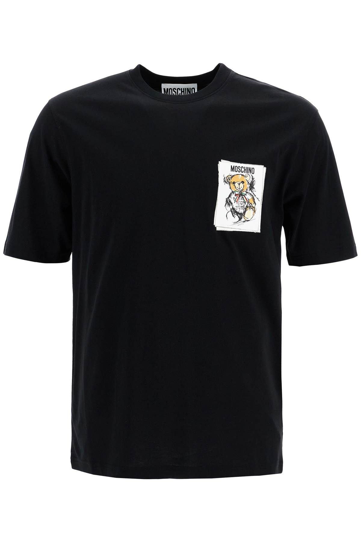 Shop Moschino Teddy Bear T-shirt In Black