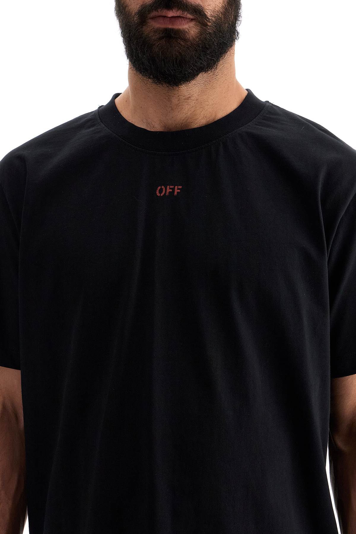 Shop Off-white Erta  "offer Print T In Black