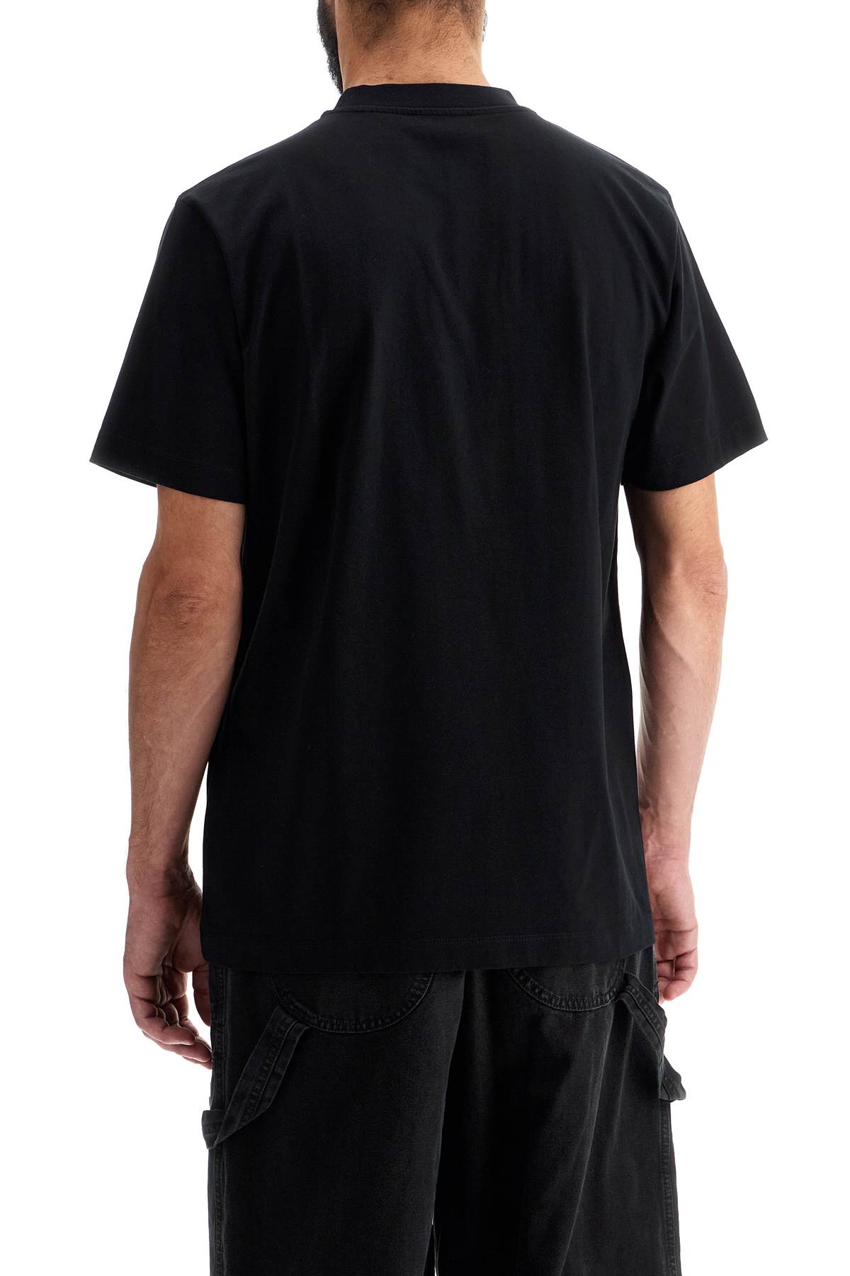 Shop Off-white Flock Arrow T-shirt In Black