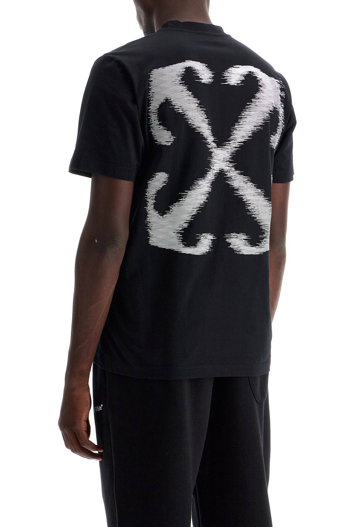 Shop Off-white Windy Arrow T-shirt In Black