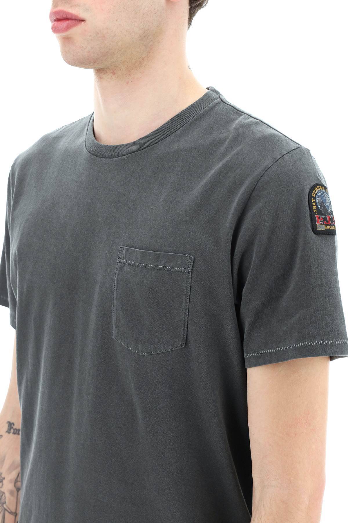 Shop Parajumpers Basic T-shirt In Grey